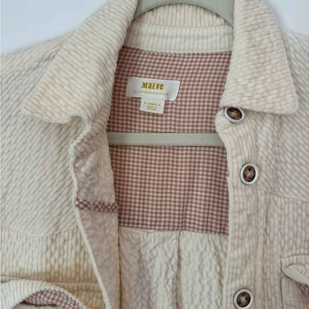 Anthropologie Maeve textured jacket